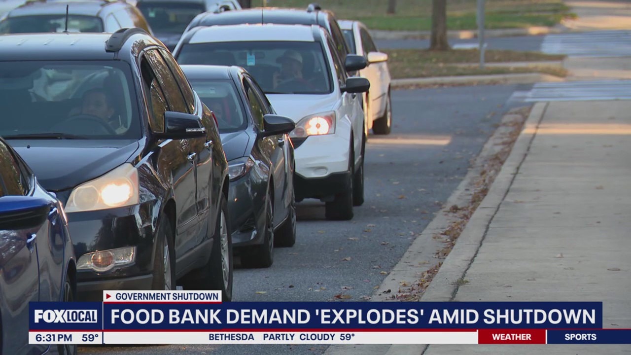 Food bank demands in DMV skyrocket amid ongoing shutdown