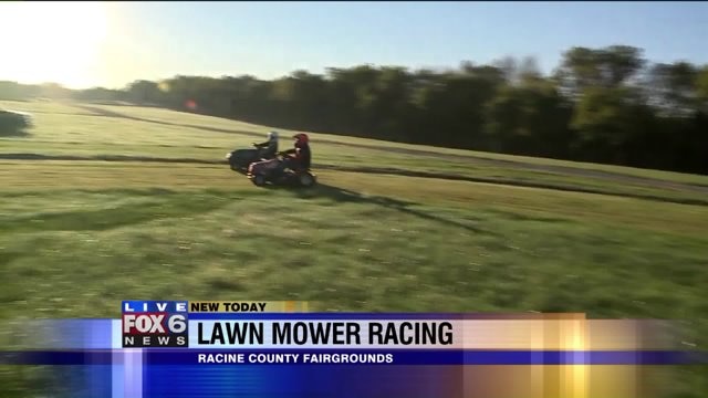 Carl explores the high-speed world of lawnmower racing
