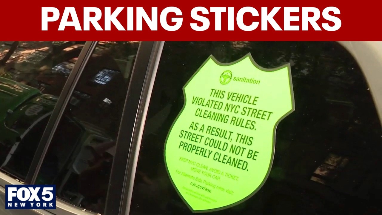 NYC slaps embarrassing stickers on illegally parked cars
