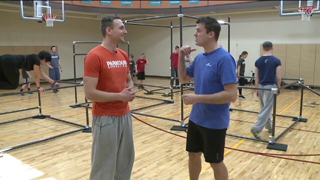 Chip learns about the discipline of Parkour