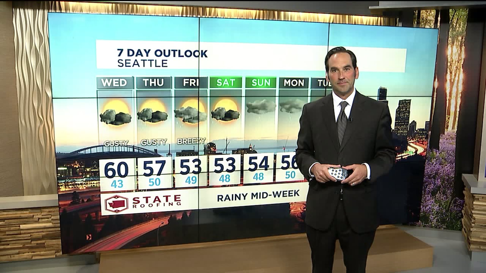 Q13 News evening weather forecast