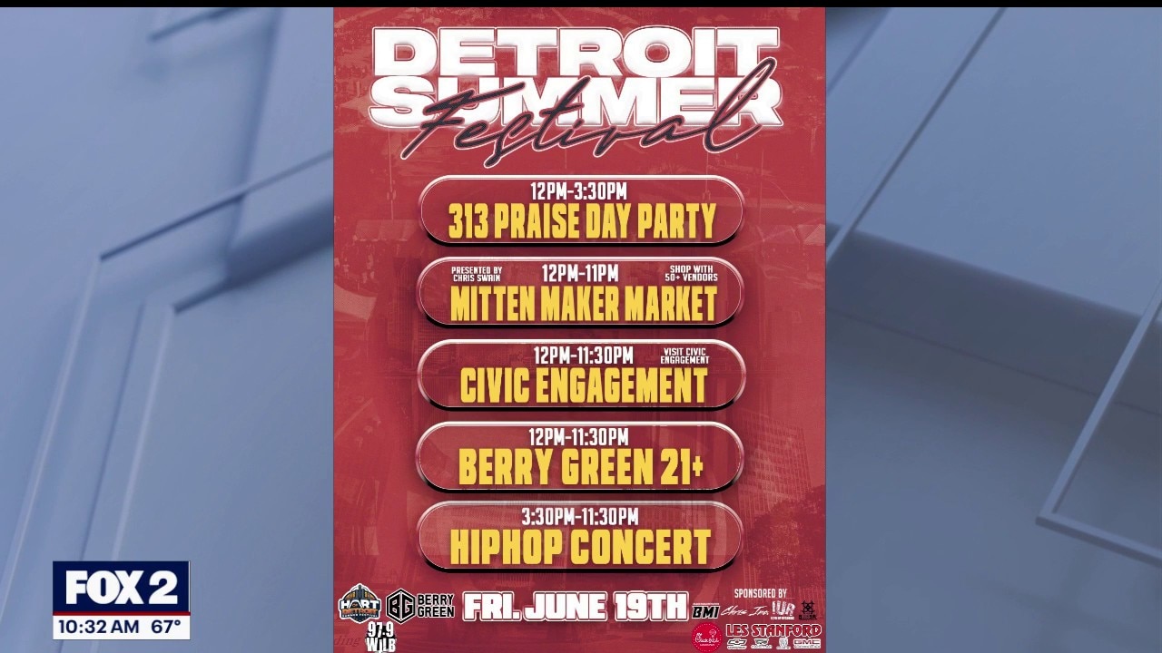 Hart of Detroit Festival brings star-studded Juneteenth celebration to Hart Plaza
