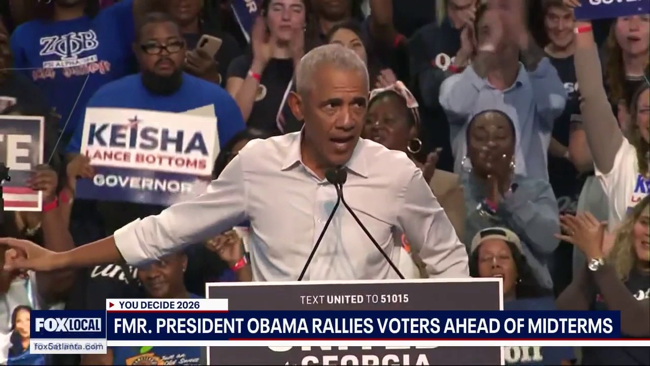Former President Obama rallies voters ahead of midterms
