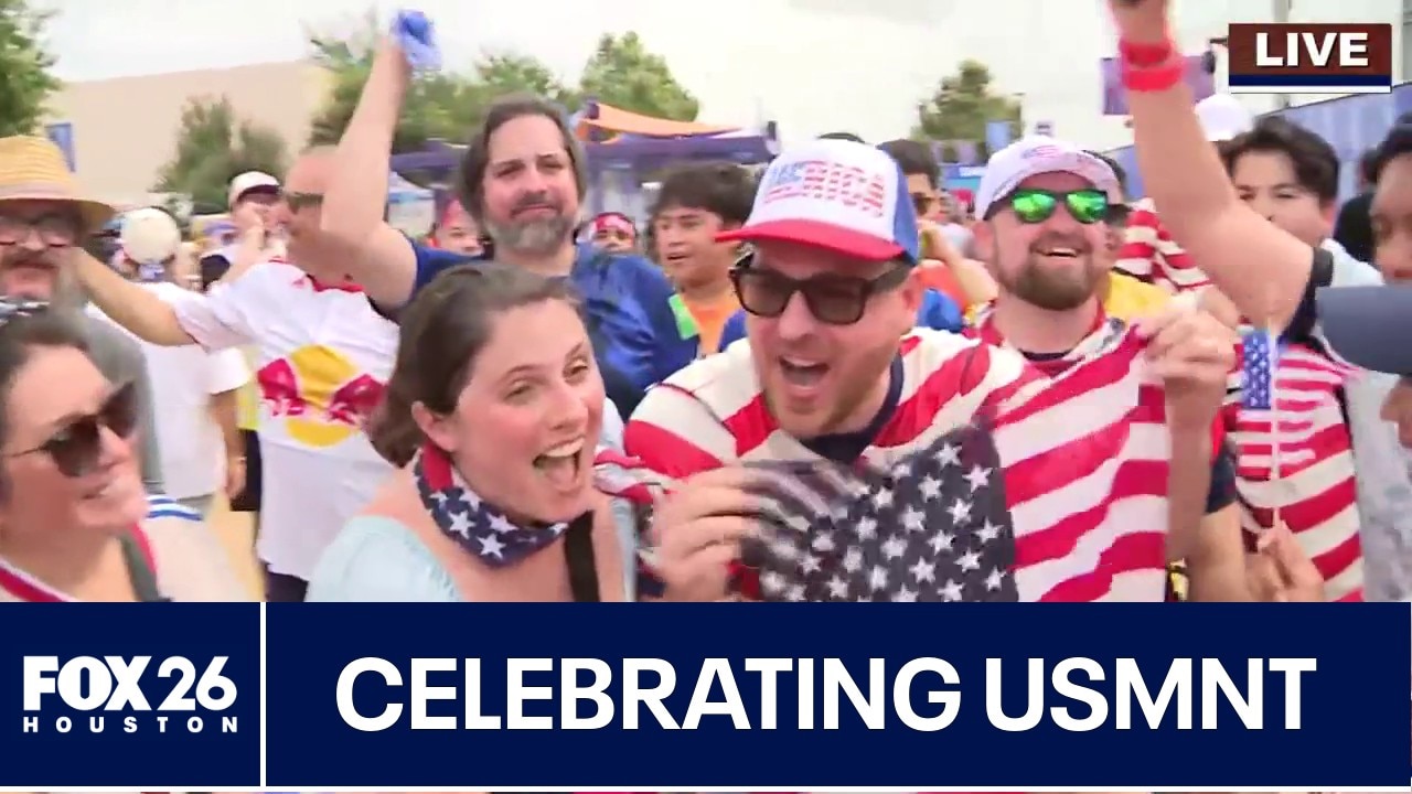 World Cup 2026: USA fans in Houston celebrate win over Australia