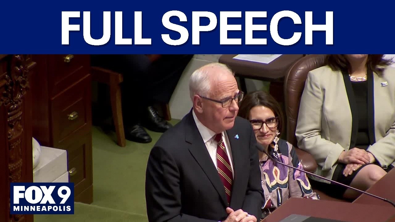Walz speaks at State of the State address [FULL SPEECH]