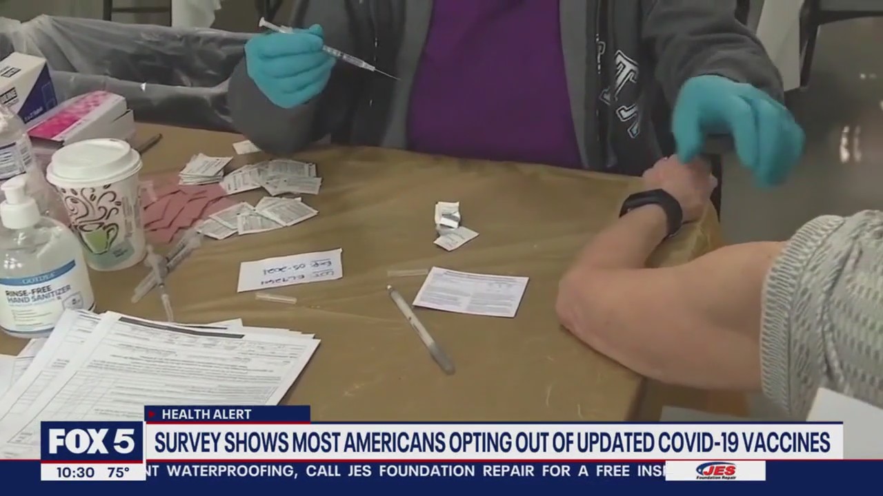 Survey shows most Americans opting out of updated COVID-19 vaccines