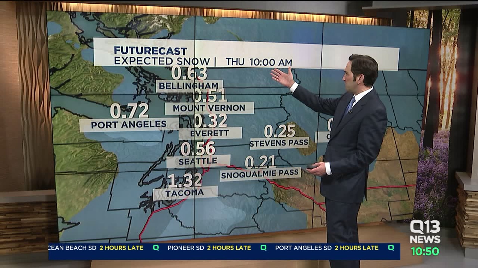 Snow blankets Puget Sound region
