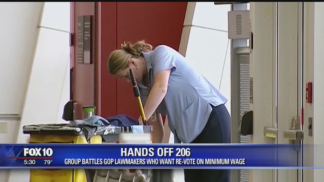 Arizona Republican lawmakers aim to fight Prop 206, while supporters tell them hands off