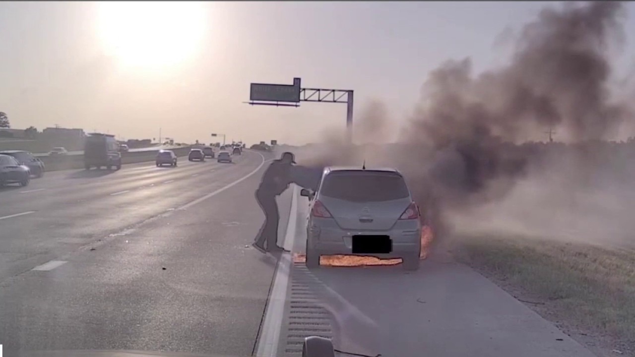 Southlake Police share video of roadside rescue