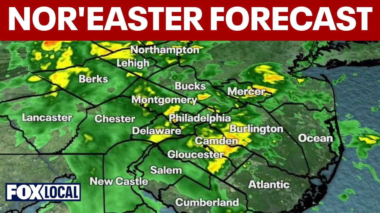 NJ nor'easter: Tracking the storm and its Jersey Shore, Delaware beach impacts