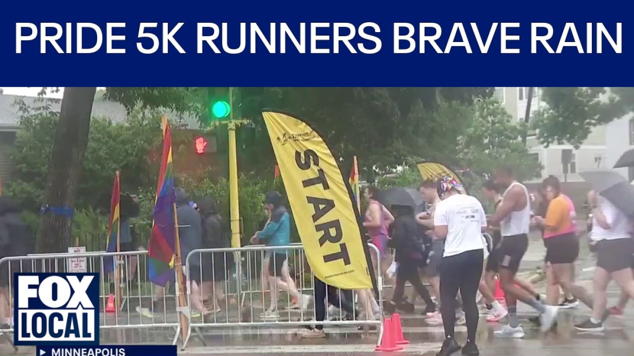 Pride 5K runners brave the rain