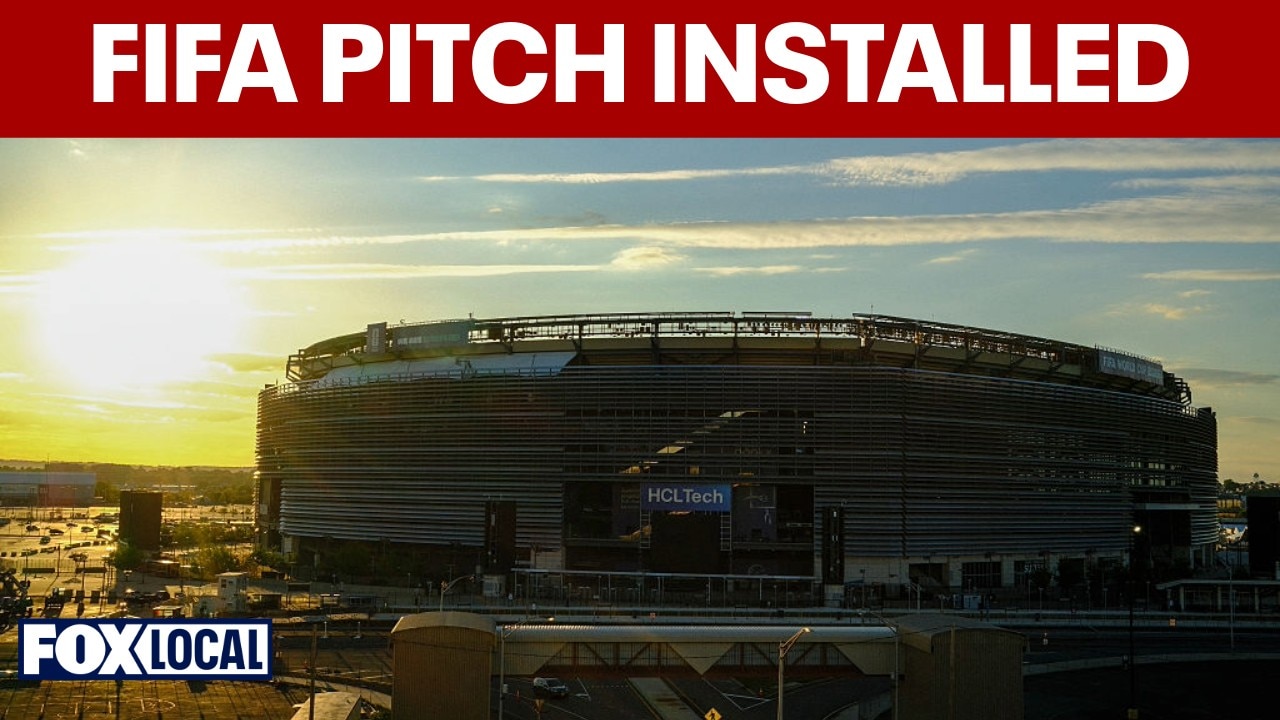 FIFA installs World Cup pitch at MetLife Stadium ahead of tournament matches