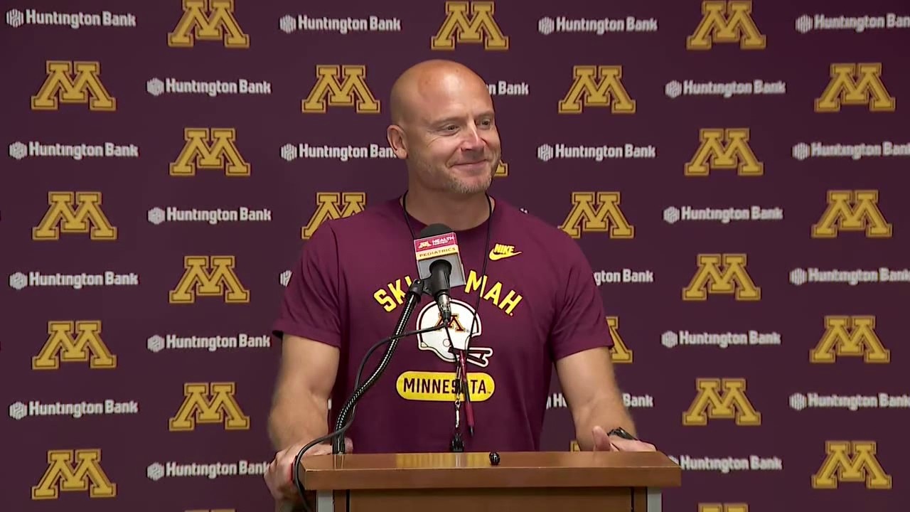 P.J. Fleck on Gophers Thursday opener: 'It's what Minnesota is all about'