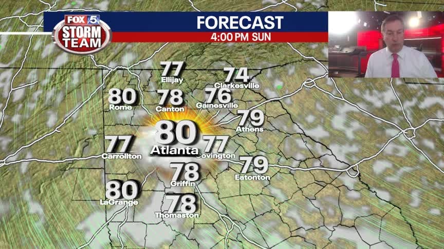 Saturday Night Weather Update