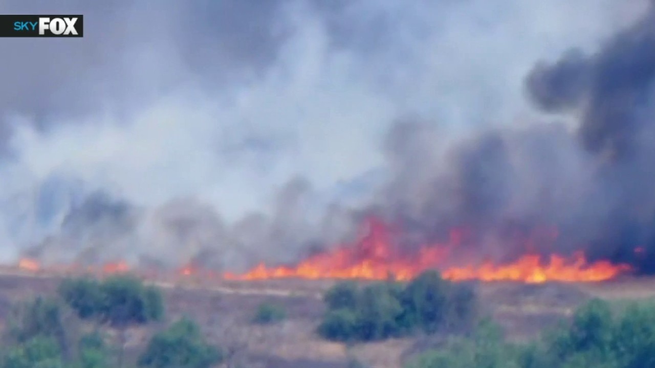 4 civilians hurt in Bain Fire in Riverside County