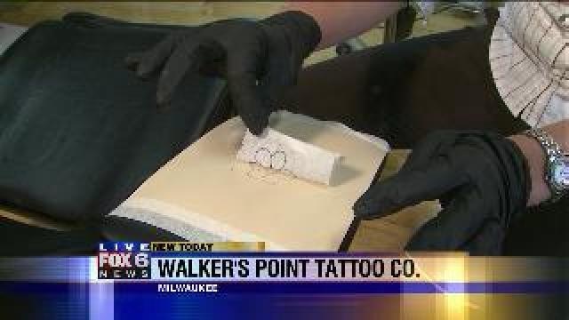 Creating a tattoo stencil