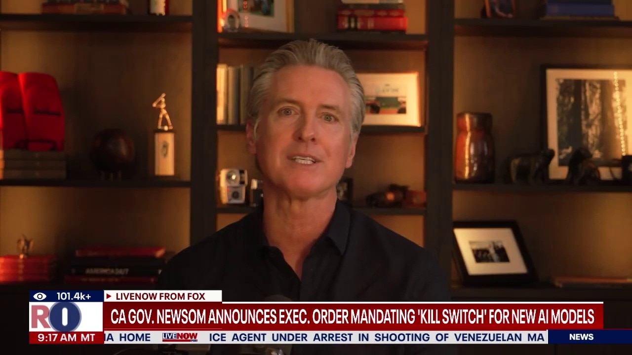 Newsom Orders AI ‘Kill Switch’ in New Executive Order