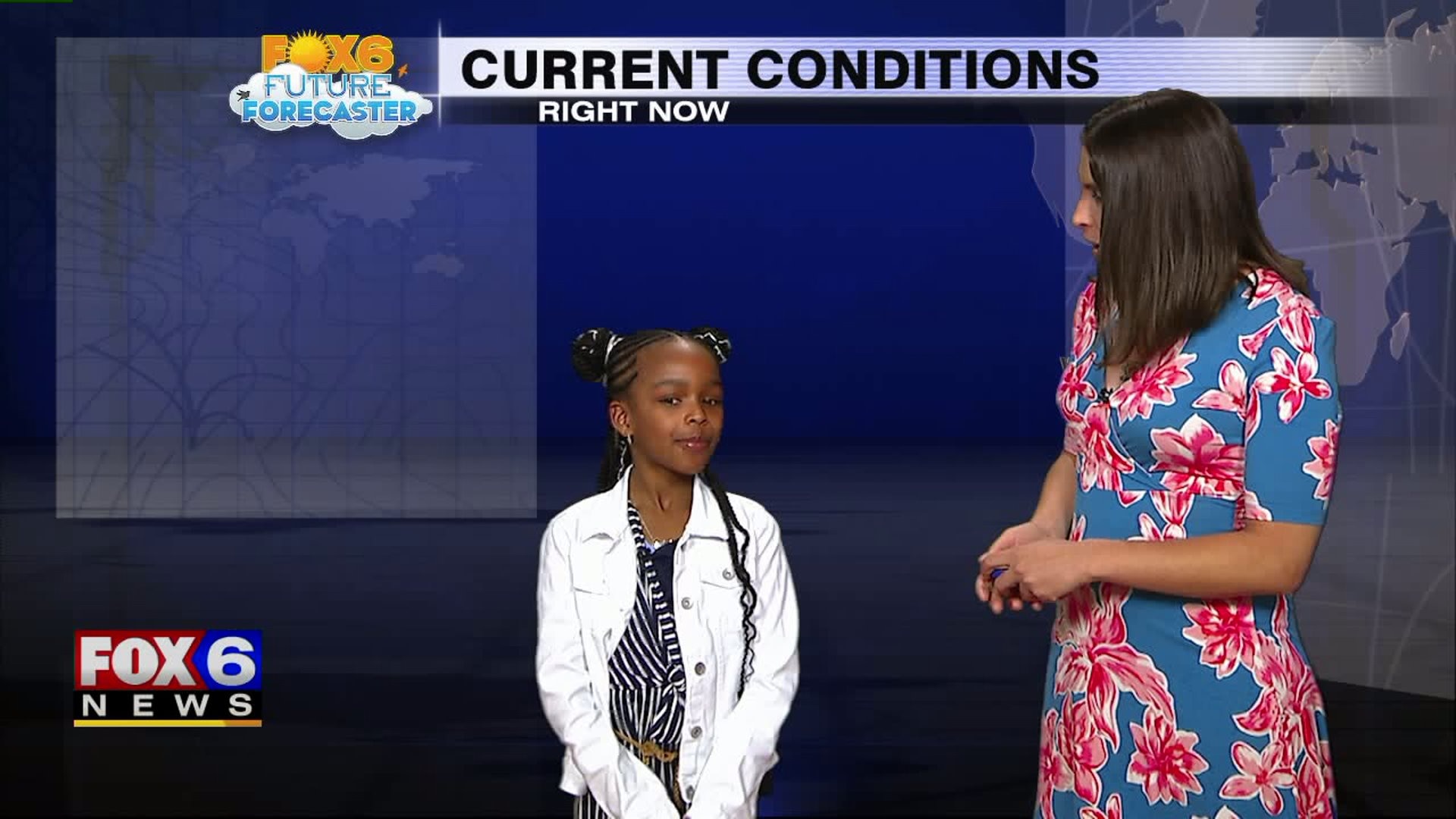Issabella helps with the weather
