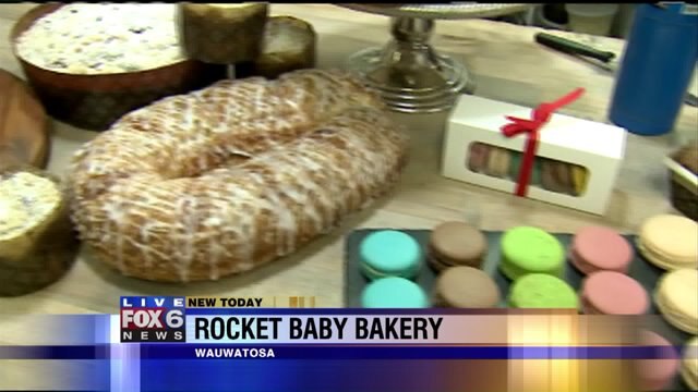 Carl checks out variety of pastries at Rocket Baby Bakery