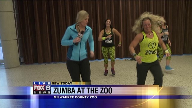 Laura talks Zumba at the zoo