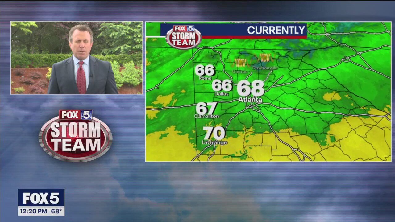 Tuesday midday weather forecast