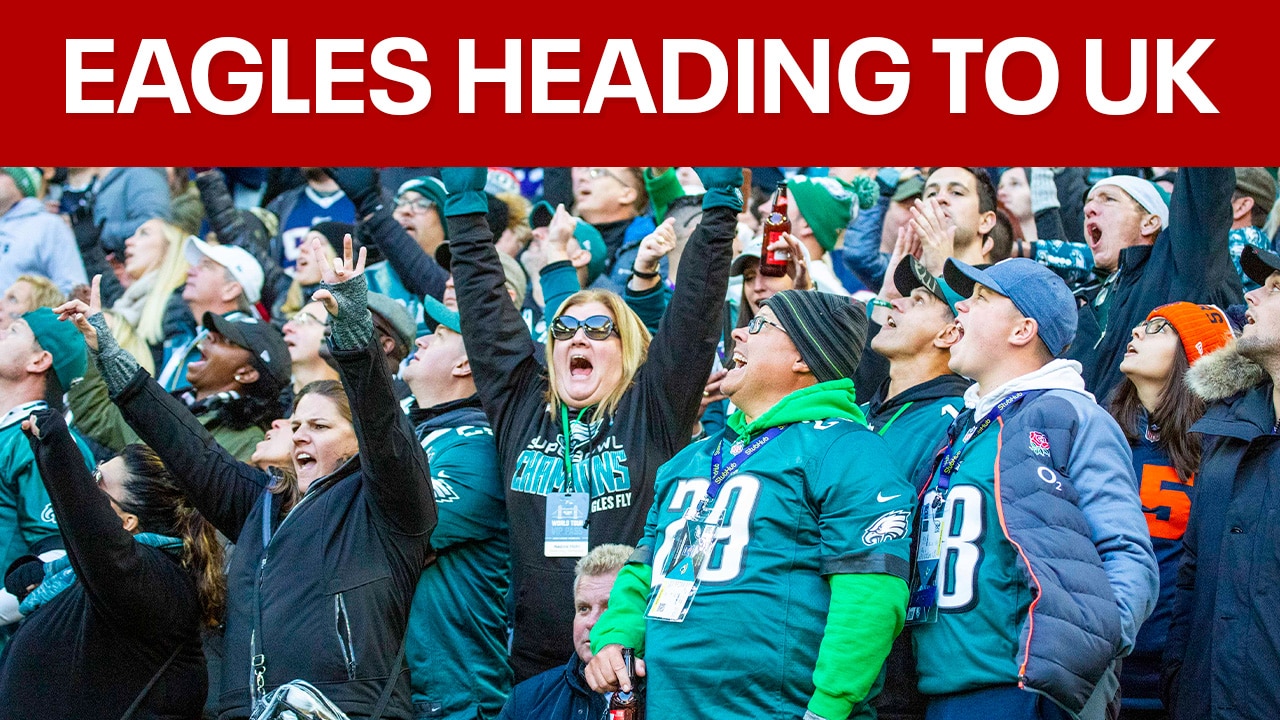Eagles returning to London to face the Jaguars in Week 5