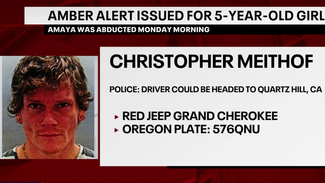 Amber Alert issued for 5-year-old girl