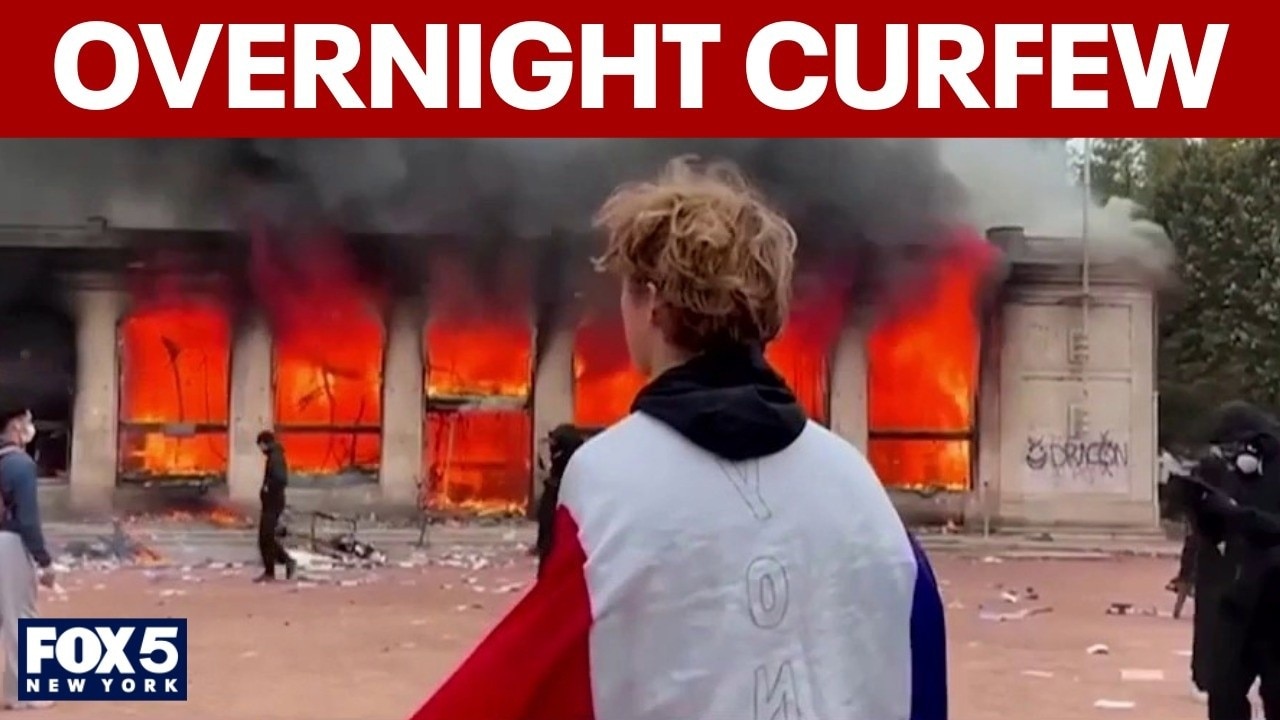 French police issue overnight curfew amid violent protests