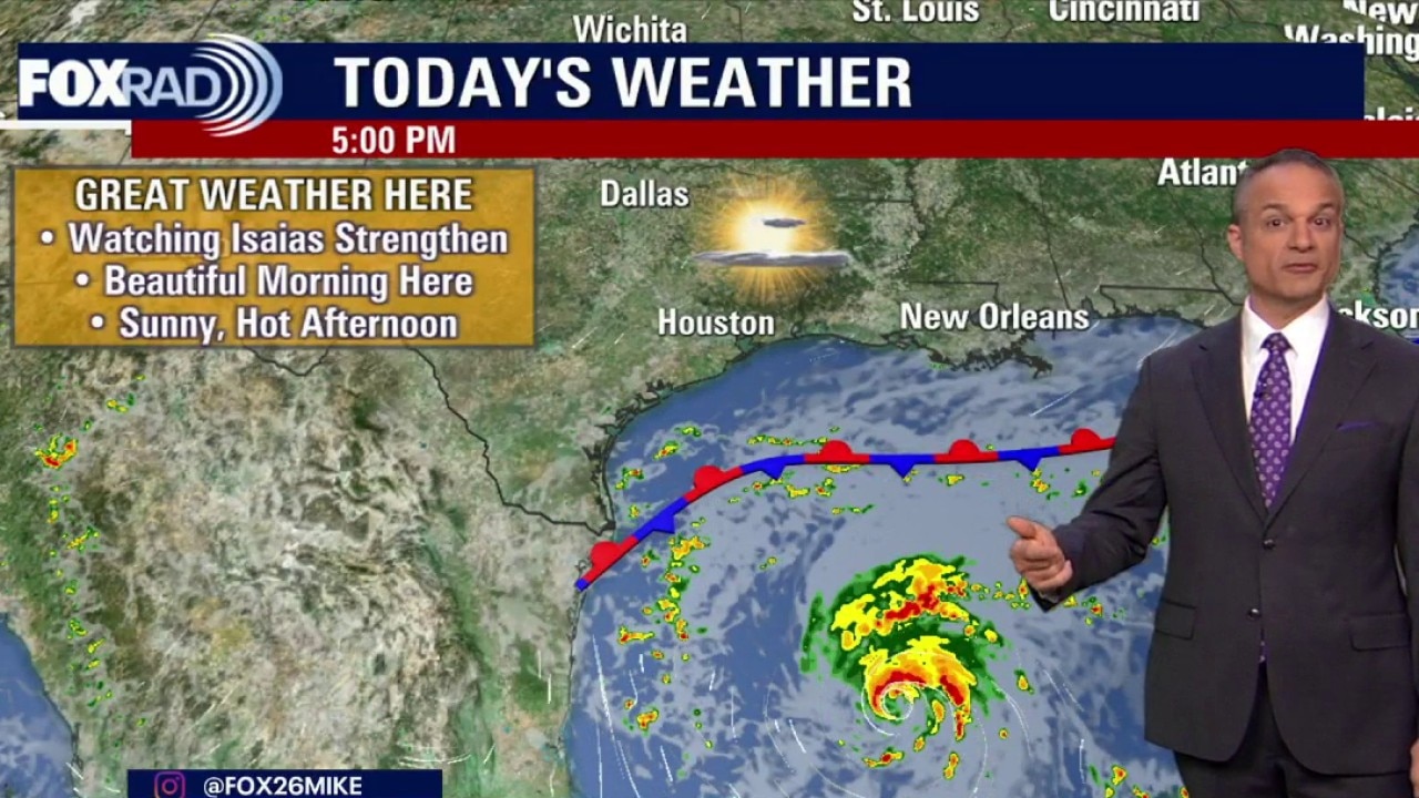 Houston weather: Watching Tropical Depression 9 strengthen in the Gulf