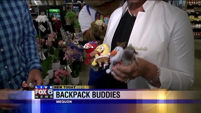 Carl gets some background information on Backpack Buddies