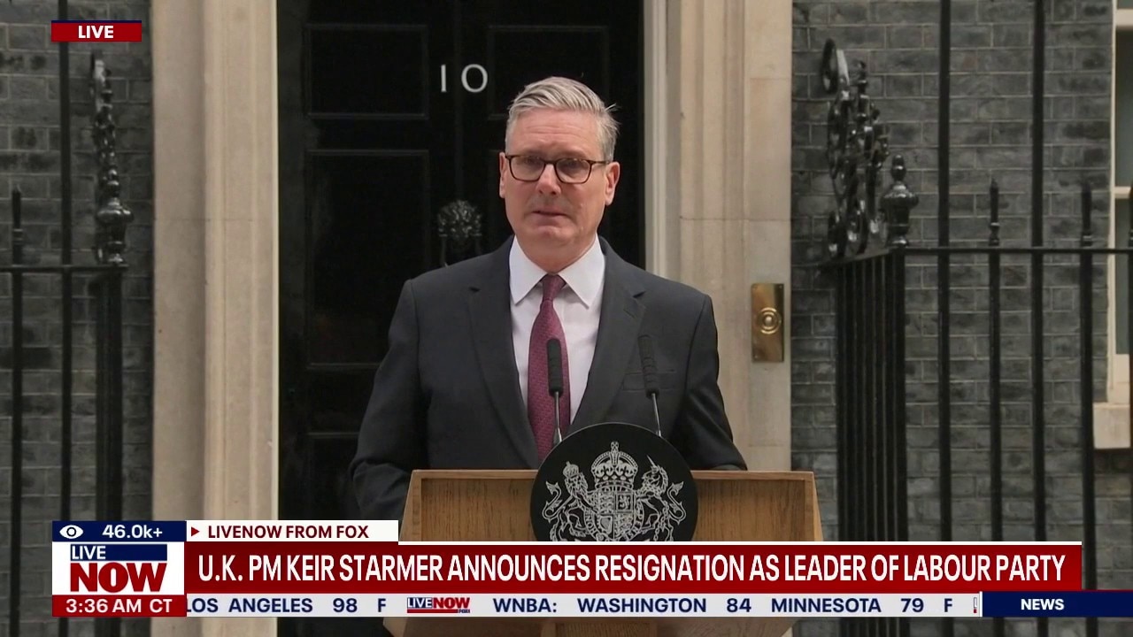 UK PM Starmer announces resignation
