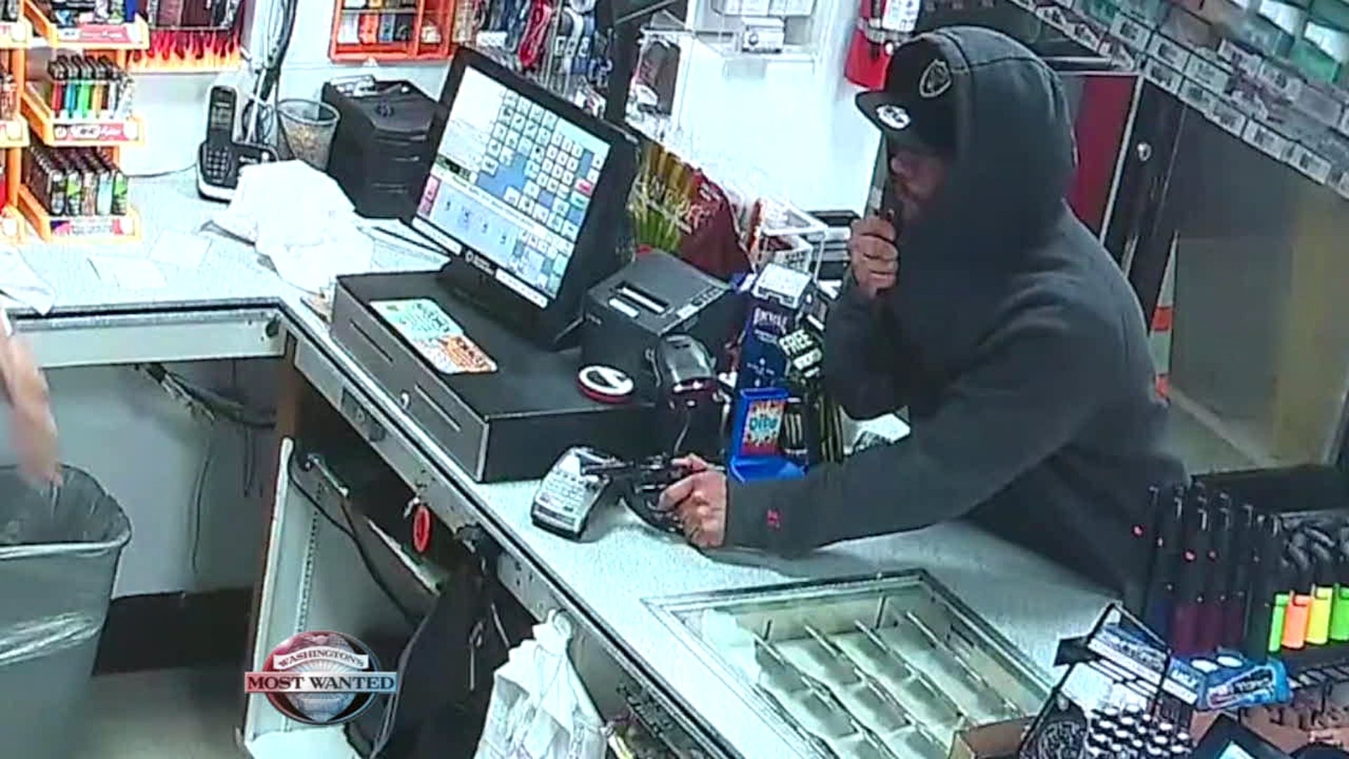 WANTED: Armed, shooting gas station robber
