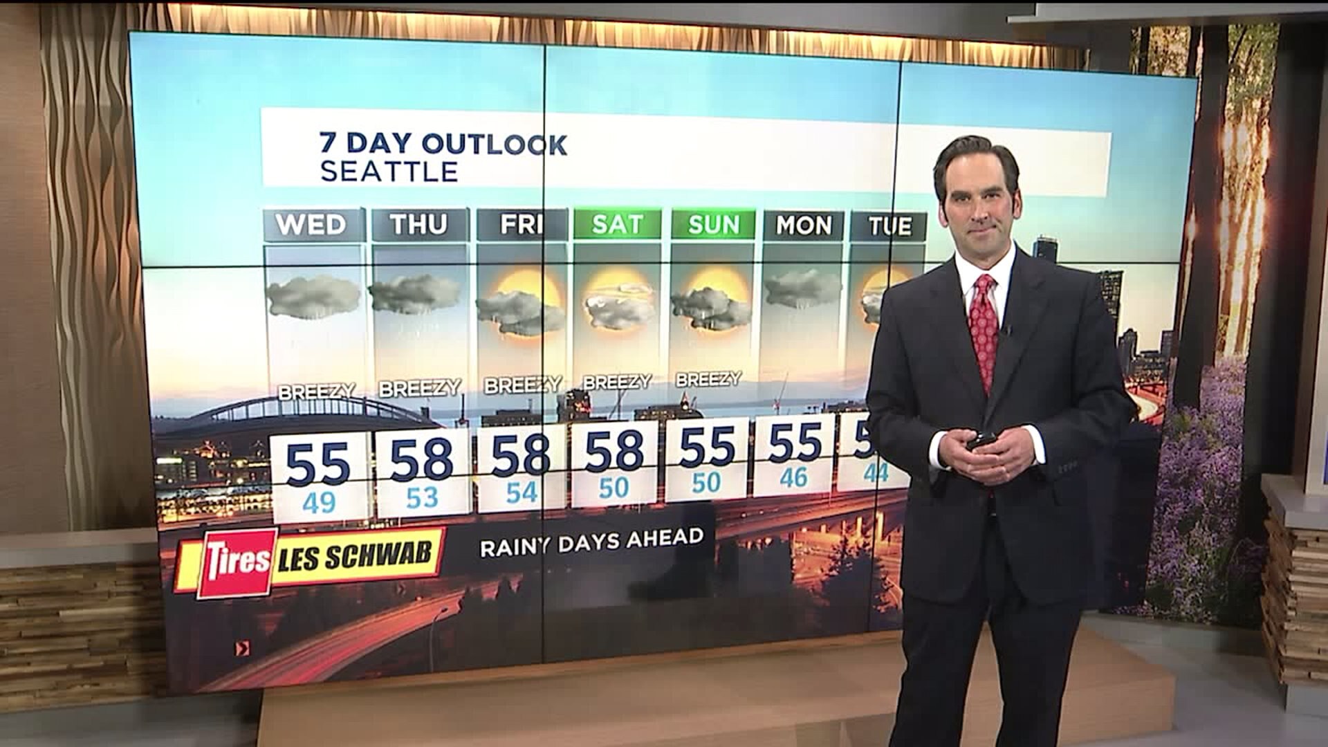 Q13 News evening weather forecast
