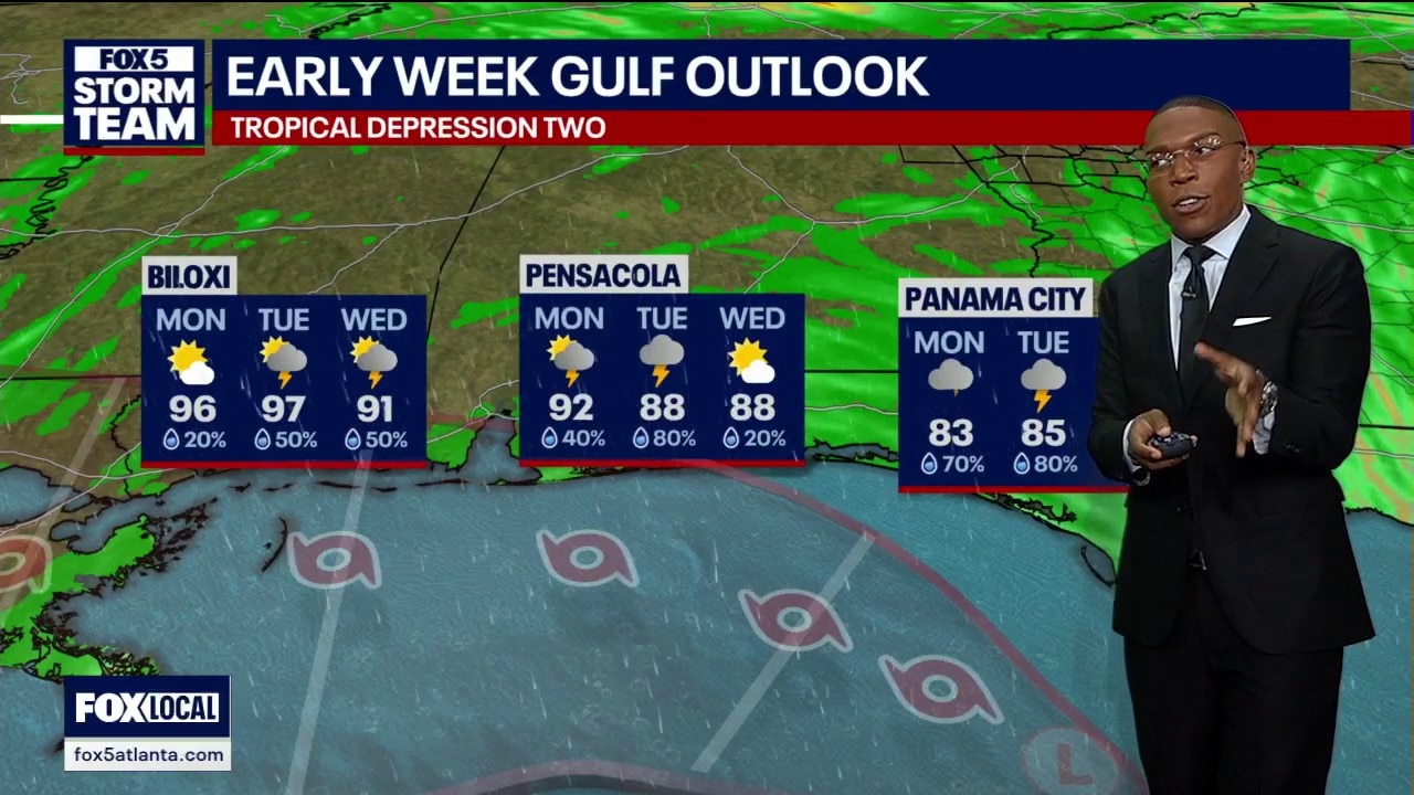 Monday evening forecast