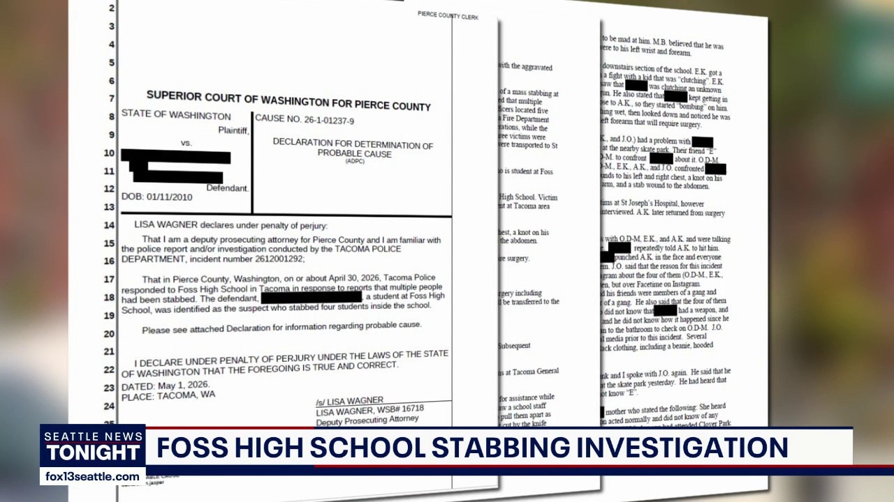 Tacoma superintendent addresses school stabbings