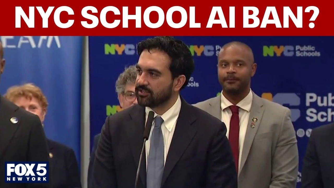 Why is Mamdani banning generative AI for NYC schools?