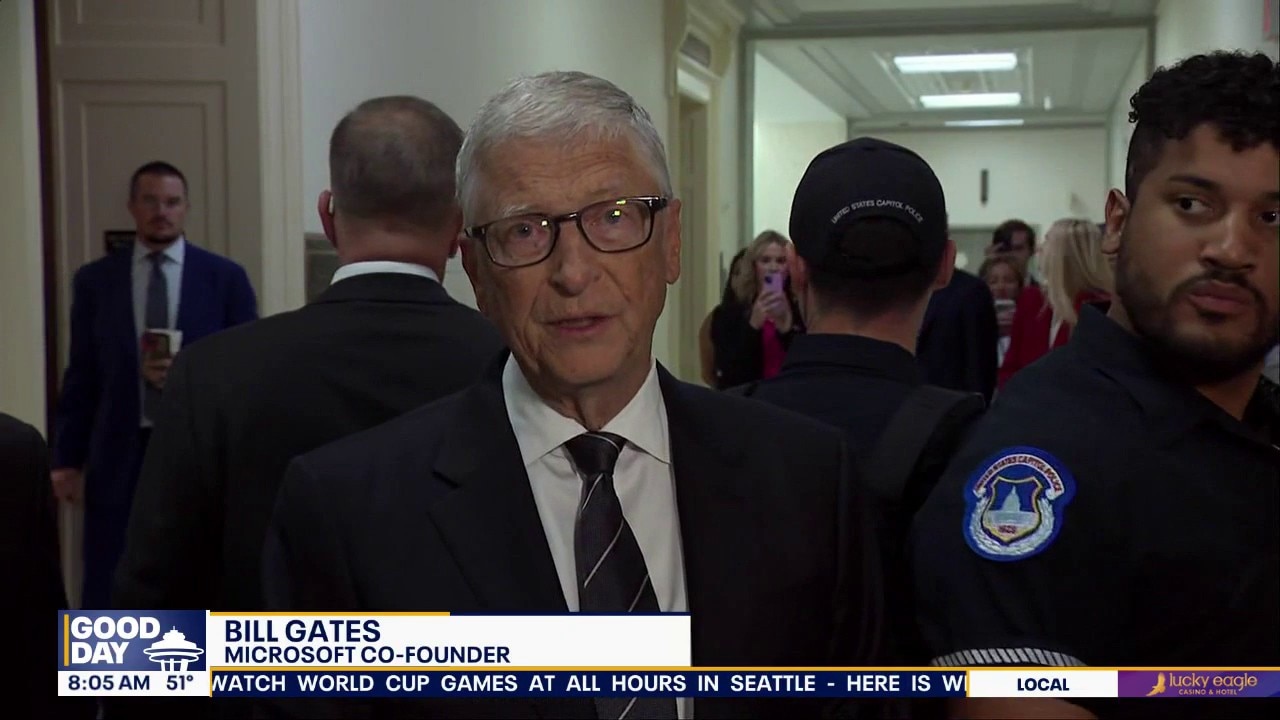 Bill Gates speaks on camera before Jeffrey Epstein panel testimony