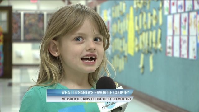 What is Santa`s favorite cookie?