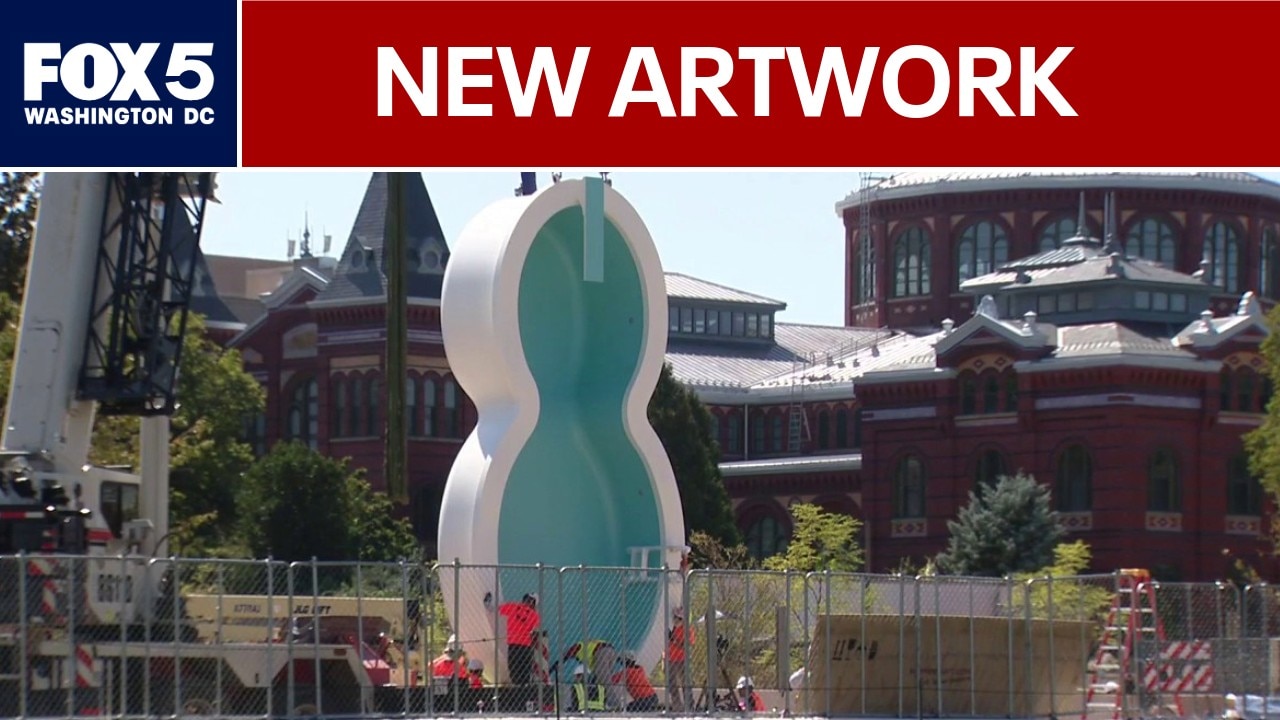 New outdoor artwork at Hirshhorn Sculpture Garden