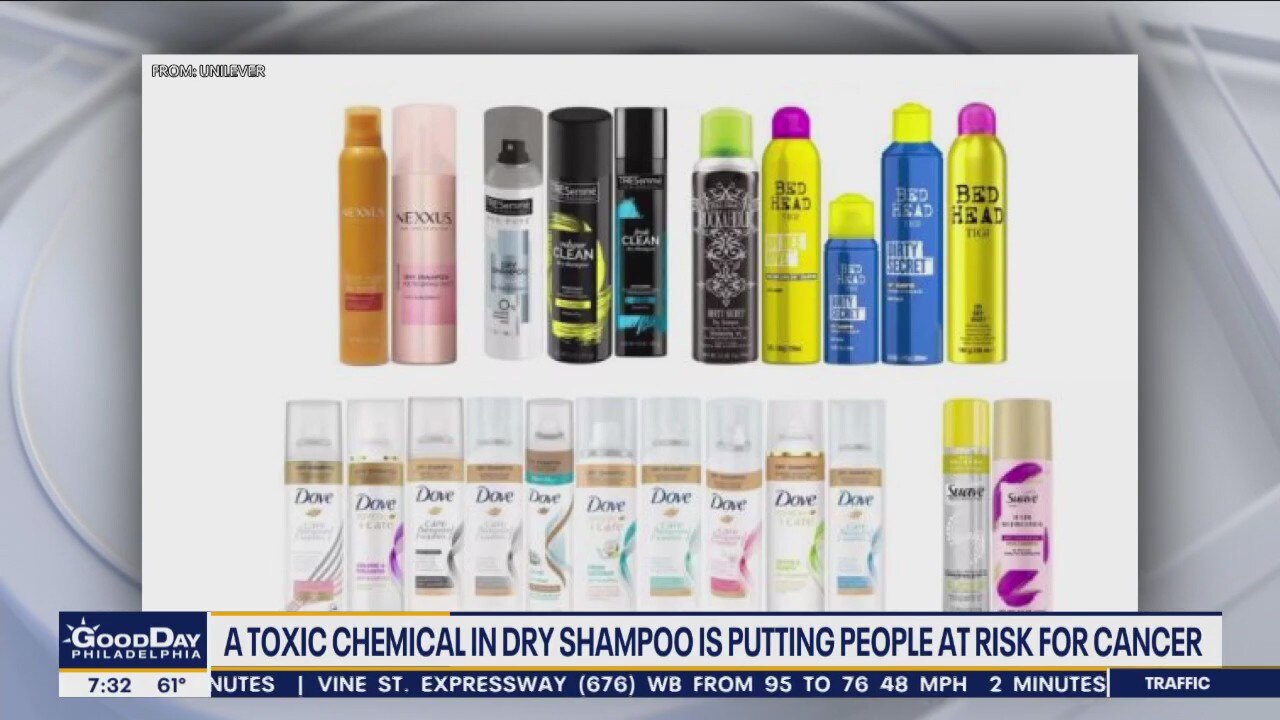 Dry shampoo recalled for toxic chemical that could cause cancer