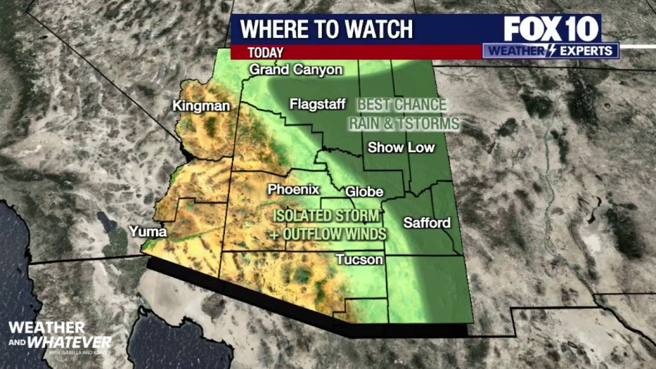 Monsoon, warm temps and a fishbowl? | Weather and Whatever