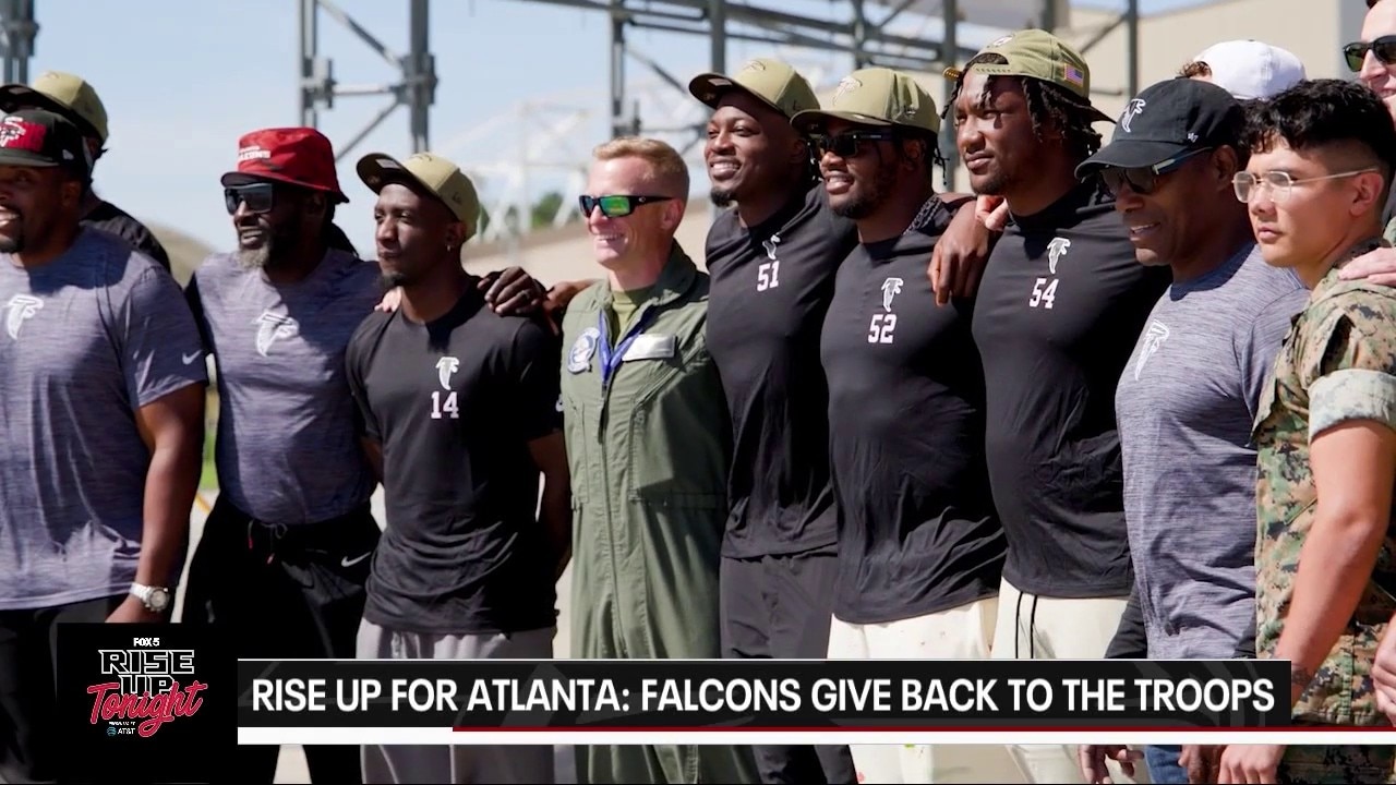Fort Stewart hosts Falcons players and legends