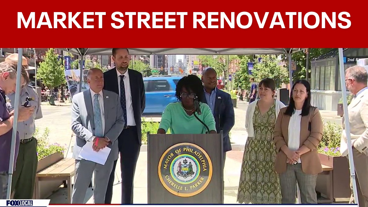 Market street renovation project ribbon cutting