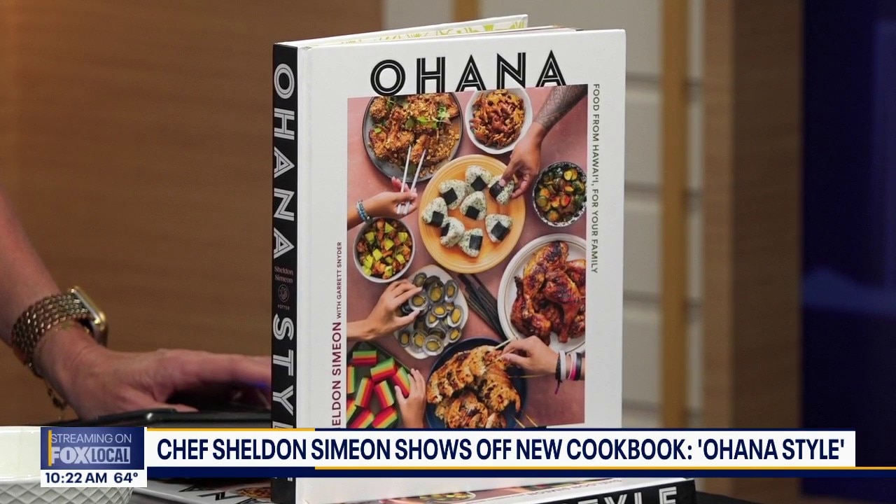 Chef Sheldon Simeon shows off new cookbook: 'Ohana Style' 