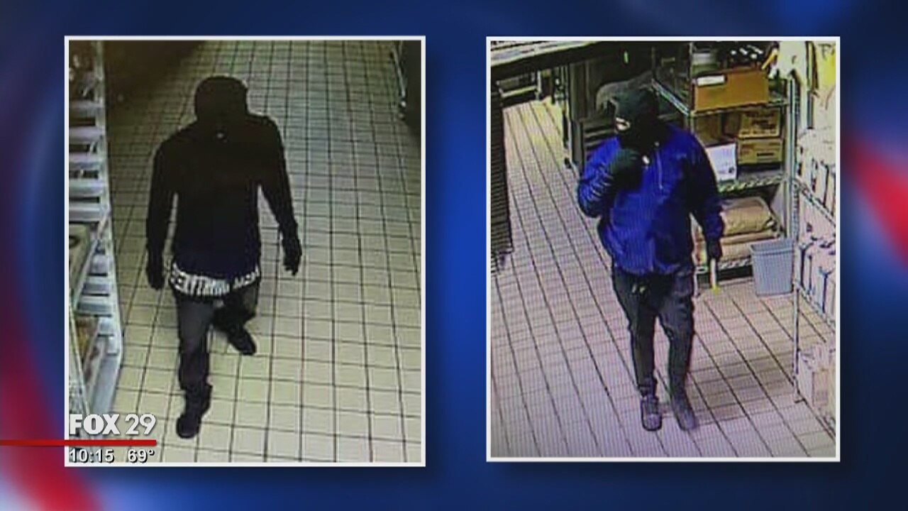 Police search for duo wanted in Dunkin' Donuts burglaries