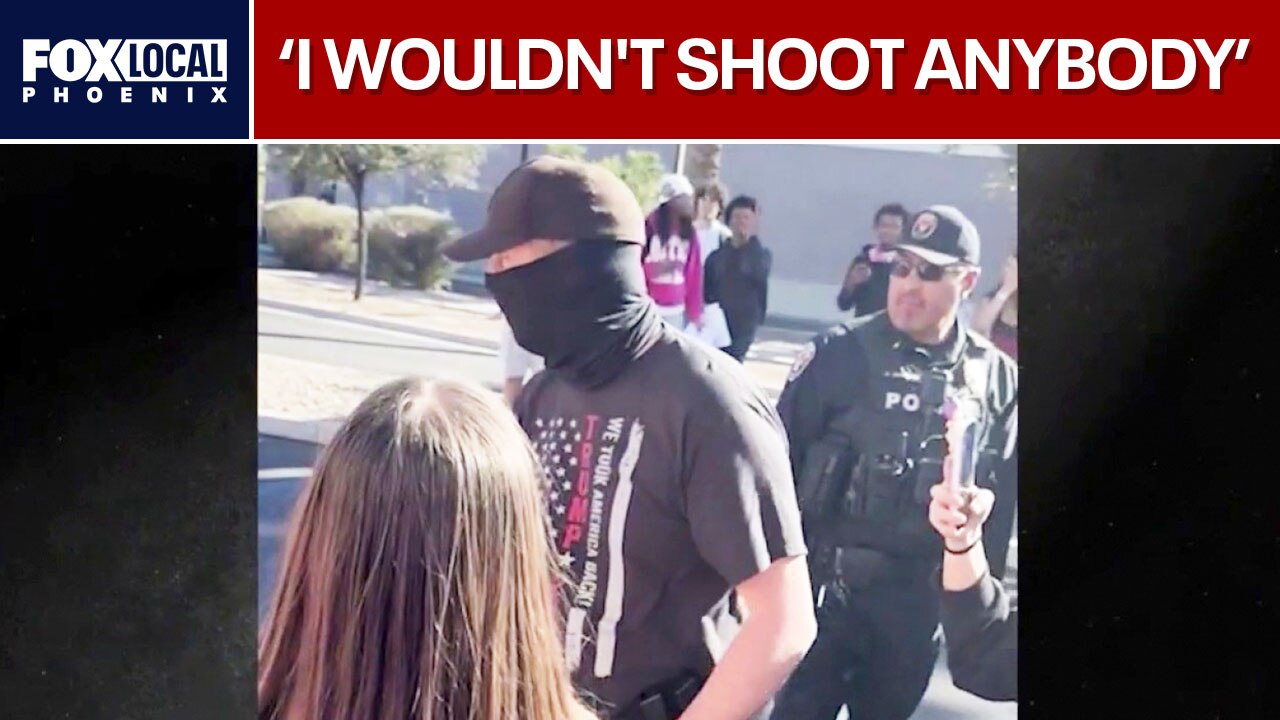 Bodycam: Armed, off-duty officer at ICE protest