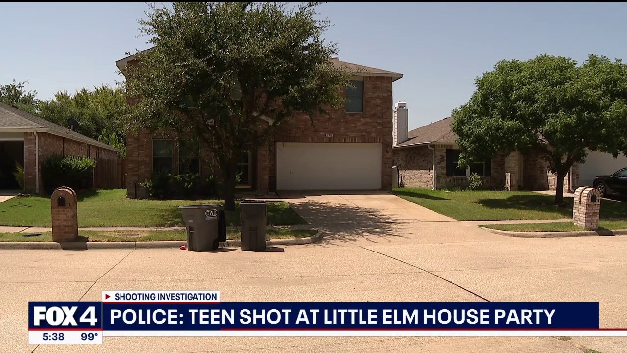 Teen shot at Little Elm house party