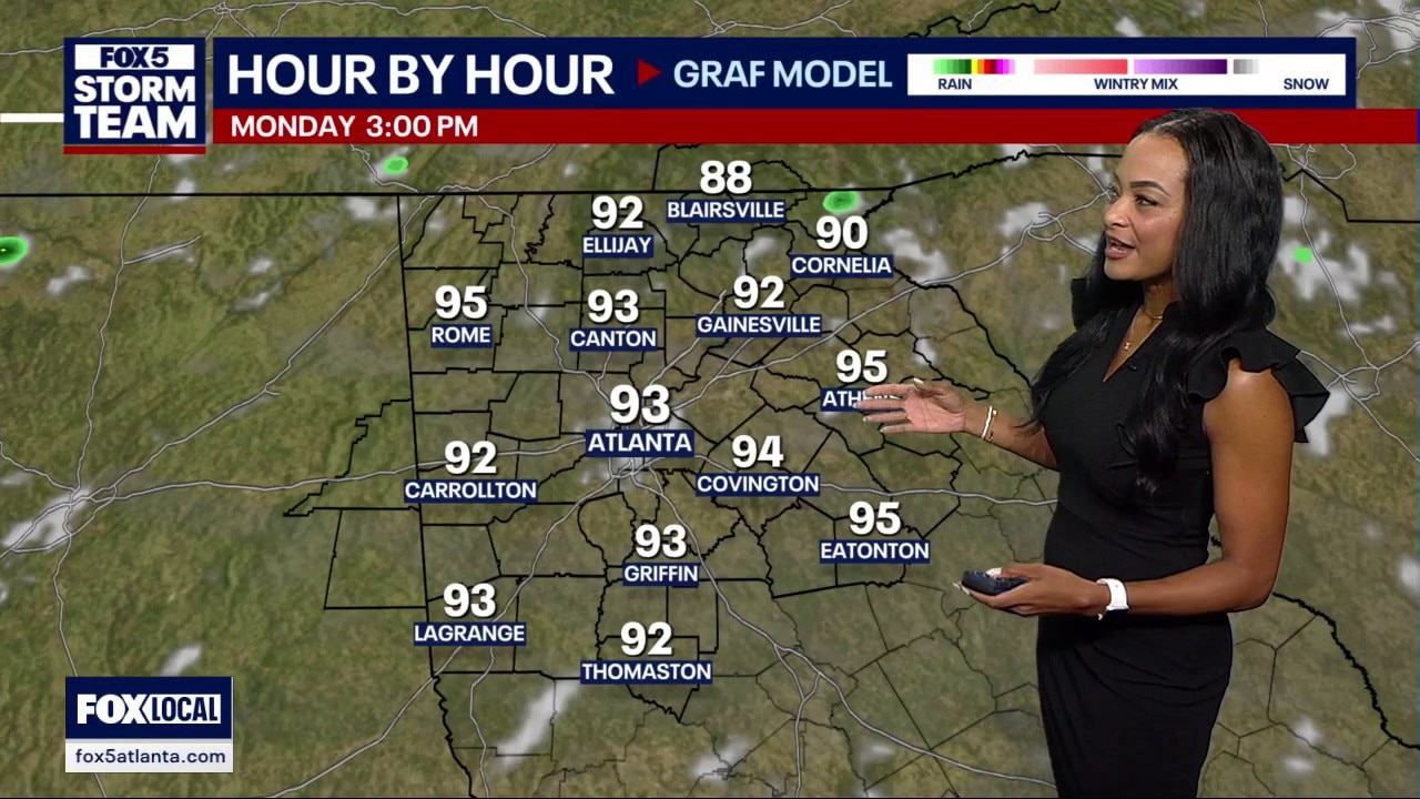 Sunday evening weather forecast 