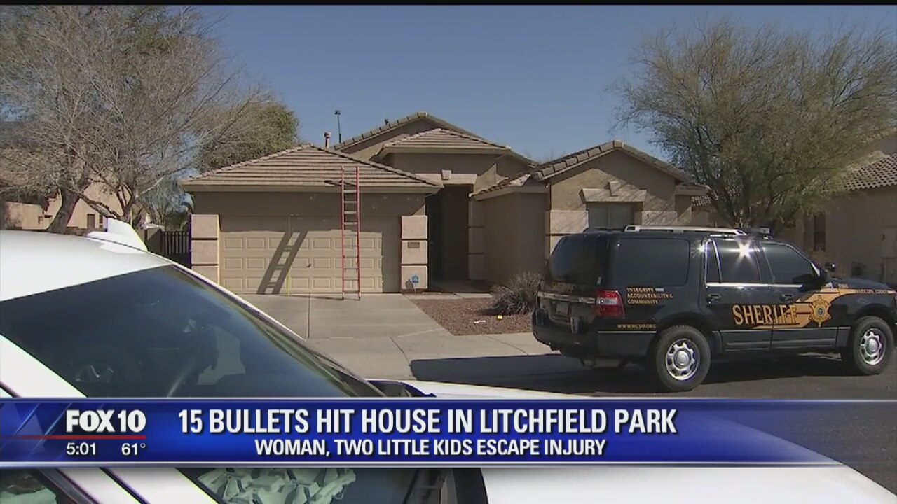 Police searching for person who shot up Litchfield Park home while people were inside