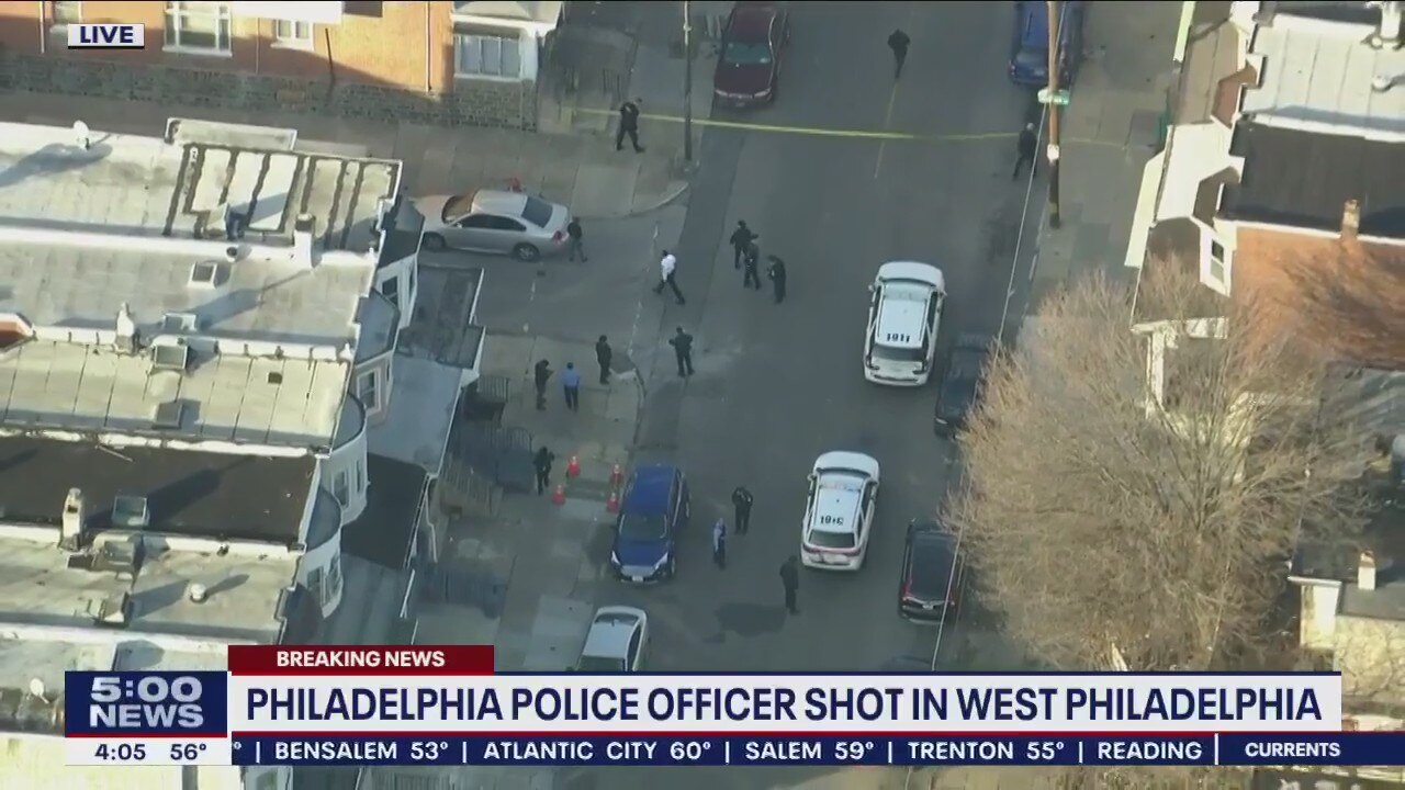 Philadelphia police officer shot during traffic stop in West ...